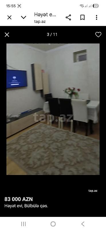 Həyət evləri və villaların satışı: Bülbülə qəs. 6 otaqlı, 128 kv. m, Kredit yoxdur, Təmirsiz — 3