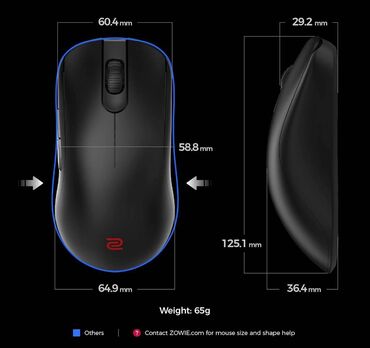 Mauslar: ZOWIE FK2-DW — Simsiz Oyun Siçanı • Sensor: PixArt PAW3950 • DPI: 400 -da lalafo.az — 7 Mauslar: ZOWIE FK2-DW — Simsiz Oyun Siçanı • Sensor: PixArt PAW3950 • DPI: 400 — 7