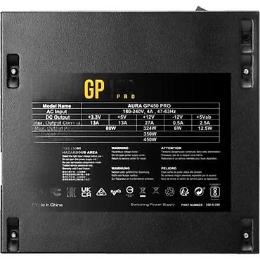 Izvori napajanja: AURA GP450 PRO – ATX napajanje za računar, 450 W - Ukupna snaga: 450 — 2