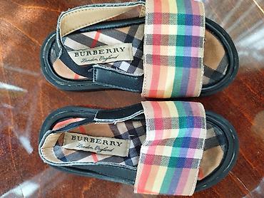 Детская обувь: Burberry uşaq sandal çifti - Brend: Burberry (etiket: “Burberry — 2