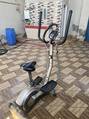 velosiped ev: Elliptik velotrenajor (sürüşkən addımlı + oturacaqlı model) - 2-i — 3
