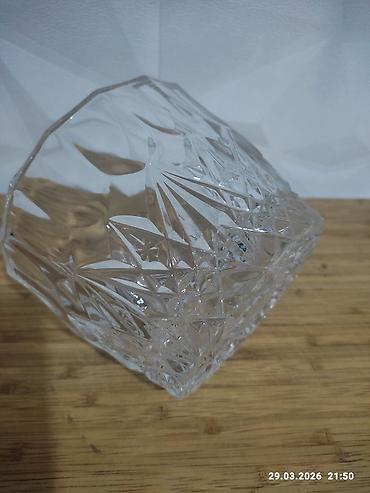 sous: Kəsilmiş naxışlı xrustalqab - Material: qalın kəsim xrustal (kristal — 1