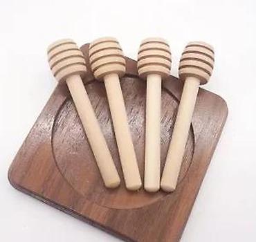 Kašike: Drvene kašičice za med – mini “honey dipper” štapići - Materijal — 15