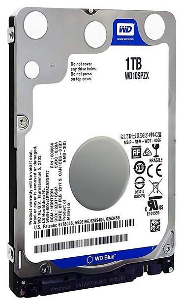 5 1: Жесткий диск WD Blue 2.5" 1 ТБ (модель WD10SPZX) - Форм‑фактор: 2.5 — 3