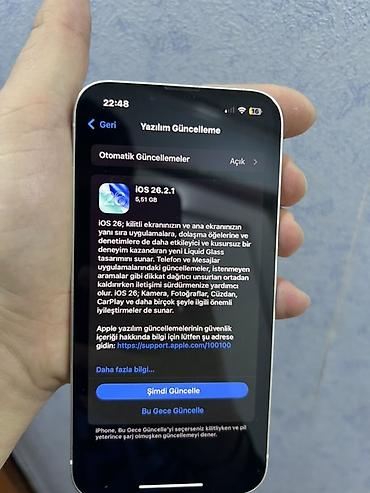 Apple iPhone: IPhone 13, 128 GB, Ağ, Face ID — 3