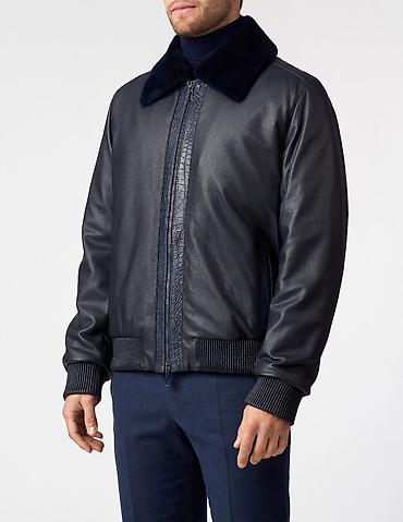 Куртки: Мужская куртка, M, Massimo Dutti, Новый, цвет - Синий, Самовывоз, Платная доставка — 2