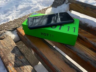 хороший телефон: Infinix Hot 11, Новый, 64 ГБ, цвет - Синий, 2 SIM