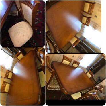 ustol ustul: Для гостиной, Б/у, 6 стульев