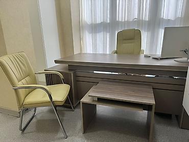 stolüstü ofis dəsti: Ofis mebel dəsti – rəhbər masası və jurnal masası stol ve stullar — 3