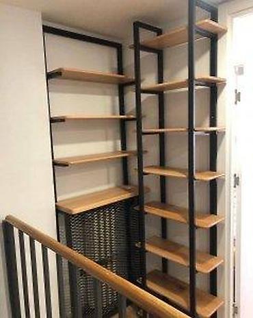 plave stolice: MASKA ZA RADIJATOR POLICA ZA KNJIGE | Izrada nameštaja po meri — 4
