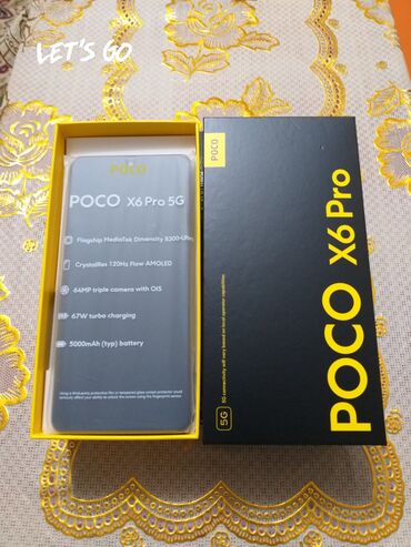 poco x3 pro новый: Poco X6 Pro 5G, Колдонулган, 256 ГБ, түсү - Кара, 2 SIM