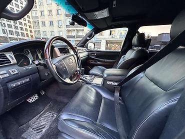 коричневый салон: Lexus LX: 2014 г., 5.7 л, Автомат, Бензин, Внедорожник — 5