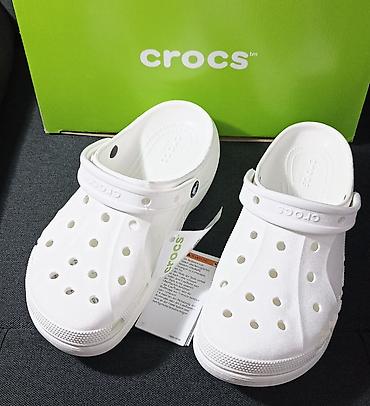 super tinks: CROCS bele klompe – platforma, veličina 39/40 (W9) nove, original - — 2