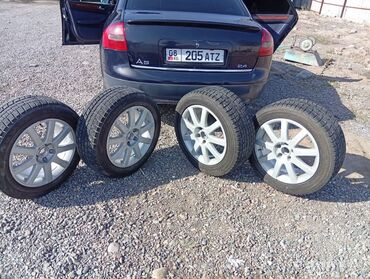 Колеса в сборе: Колеса в сборе 215 / 55 / R 17, Зима, Комплект, Легковые, Литые