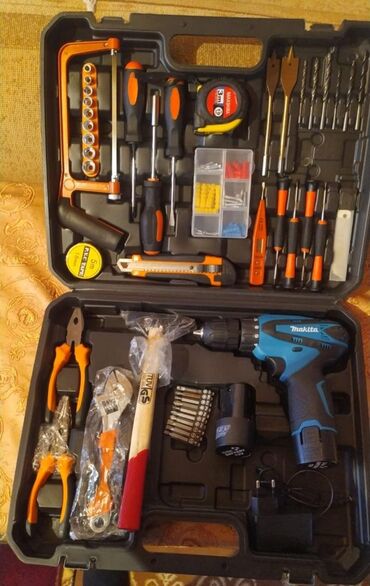 дрели и шуруповерты: Drel dəsti Makita 18V yeni keyfiyyətli
Drel 
Drel dəsti