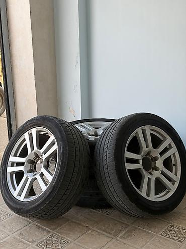 16 şam disk: Mitshubishi R 20 6 bolt disk təkərlər (Kalpakları var) çatsız — 2