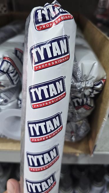 Полиуретановый клей: Герметик полиуретановый TITAN professional, серый, фасовка «колбаса» — 2