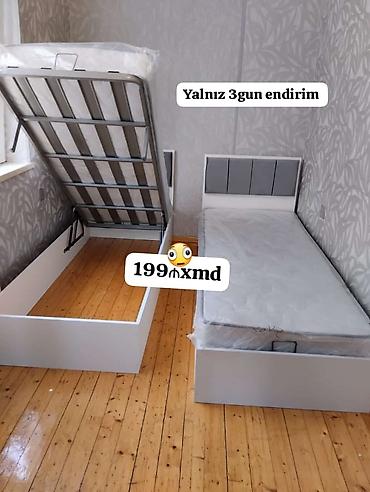 Çarpayılar: Mebel dəstləri və yataq modelləri - İki nəfərlik çarpayı karkası: Ağ — 4