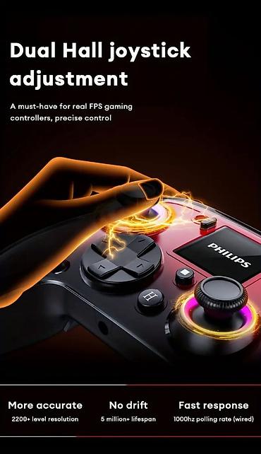 Video oyunlar üçün aksesuarlar: Philips Gamepad Yenidi istfadə olunmayıb Brend: philips Növ — 3