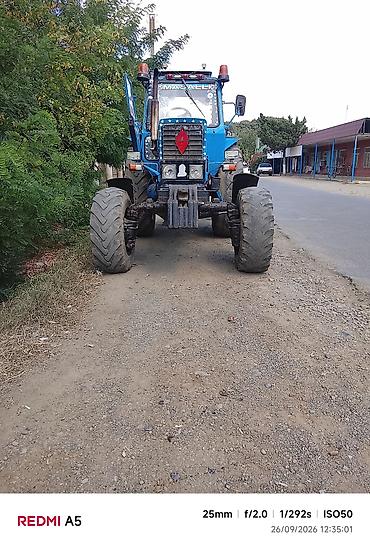 Kommersiya nəqliyyat vasitələri: MTZ Belarus traktoru + kotan - Marka/model: MTZ “Belarus” seriyası - — 2