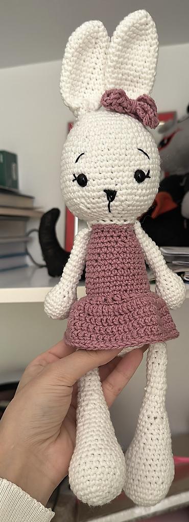 Digər oyuncaqlar: Əl işi amigurumi dovşan oyuncağı — 3
