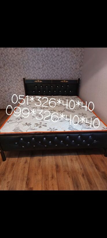 Çarpayılar: Yeni, İkinəfərlik çarpayı, Bazasız, Matras ilə, Siyirməsiz, Azərbaycan — 25