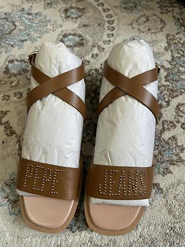 Босоножки, сандалии, шлепанцы: Босоножки, 38.5, 39, Pepe Jeans, Новый, цвет - Коричневый — 2