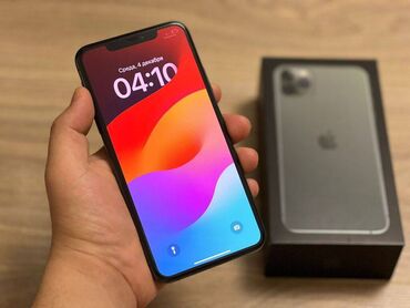 iphone 6 satisi: IPhone 11 Pro Max, 256 GB, Matte Midnight Green, Face ID, Sənədlərlə, Zəmanət