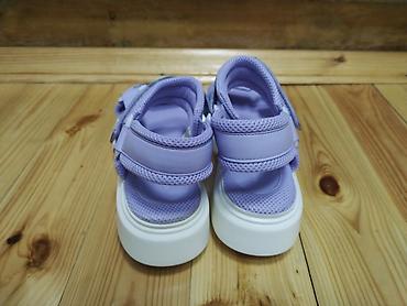 pod sistem: Bənövşəyi qadın sandal modeli. YENIDIR - Rəng: Açıq — 2