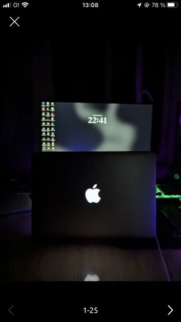 скупка макбуков: Ноутбук, Apple, 8 ГБ ОЭТ, Intel Core i5, 13.3 ", Колдонулган, Татаал эмес тапшырмалар үчүн, эс тутум SSD