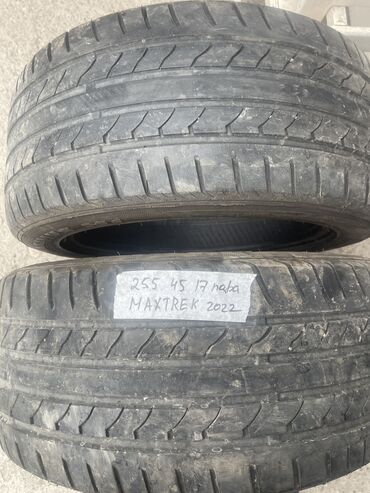 Шины: Шины 255 / 45 / R 17, Лето, Б/у, Пара, Легковые, Китай, Maxtrek