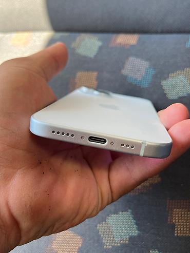 iphone tecili: IPhone 15, 128 GB, White Titanium, Barmaq izi, Face ID, Sənədlərlə — 4