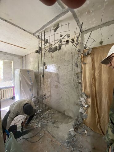 Демонтажные работы: Разбор полов, Снятие потолков, Снос стен | Гипсокартонная стена, Снос перегородки, Снятие старой штукатурки | Зачистка от старых обоев, Сбивка старой штукатурки, Снятие извести | Демонтаж ламината, Демонтаж паркета, Демонтаж линолеума | Крыша из шифера, Металлочерепичная кровля, Мягкая кровля Больше 6 лет опыта — 7
