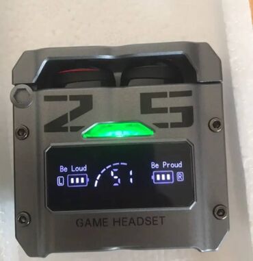 Mikrofonlar: Yeni Simsiz (Bluetooth) Qulaqcıqlar, Zeus, rəng - Qara