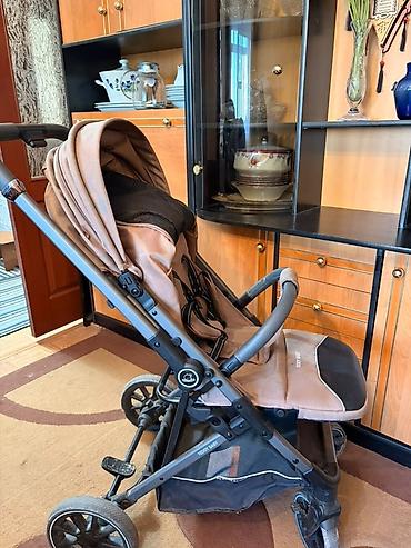 seebaby коляска: Коляска, цвет - Коричневый, Б/у — 1