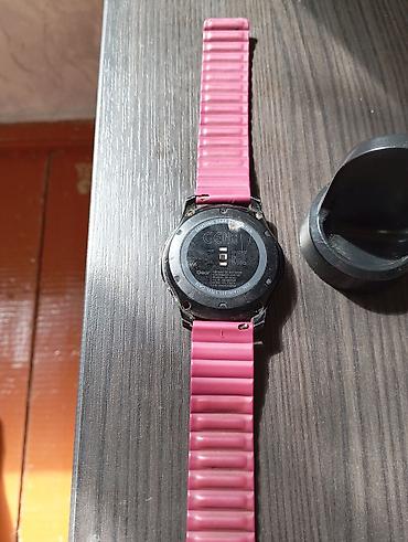 Smart saatlar: Samsung Gear S3 Frontier ağıllı saat + maqnitli şarj dok-u — 6