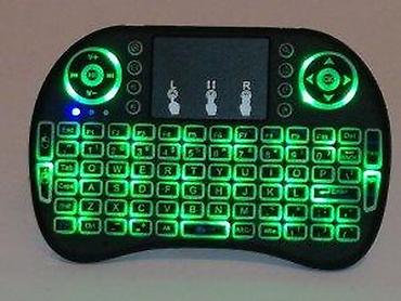 Tastature: Mini bežična tastatura sa touchpadom (backlit) - Kompaktna QWERTY — 8