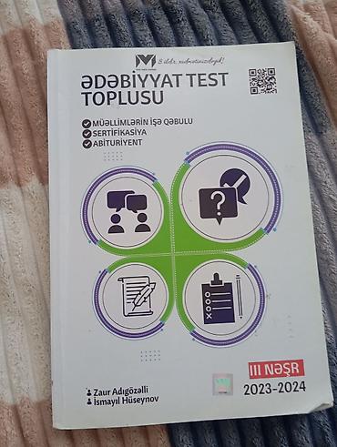 Məhsul: “Ədəbiyyat Test Toplusu” – III nəşr (2023–2024) YALNIZ lalafo.az -da Məhsul: “Ədəbiyyat Test Toplusu” – III nəşr (2023–2024) YALNIZ