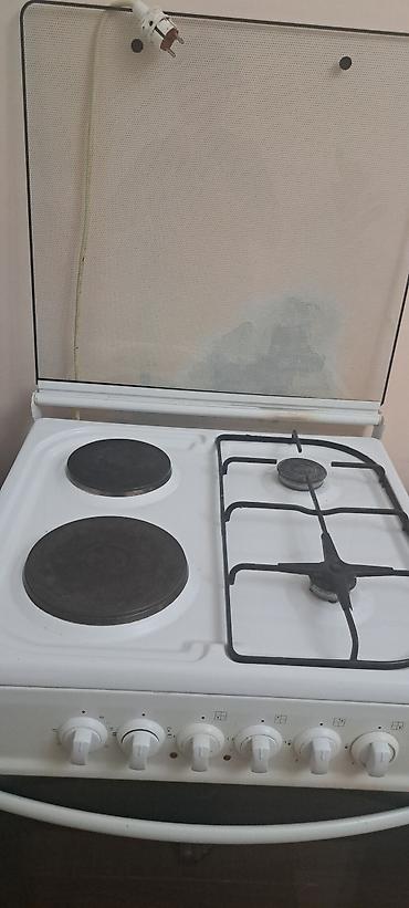 baking oven: Комбинированная плита, Elina, Б/у, Напольная, Механическая, Полная оплата — 1