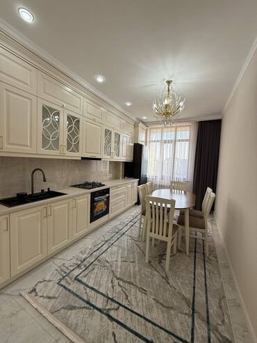 купить квартиру в бишкеке без ремонта: 2 комнаты, 63 м², Элитка, 13 этаж, Евроремонт