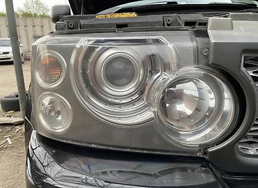 фара santa fe: Комплект передних фар Land Rover 2007 г., Б/у, Оригинал, Германия — 1