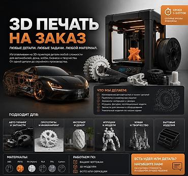 Басып чыгаруу: 🚀 3D-печать премиум-класса | Инженерные материалы Профессиональный — 1