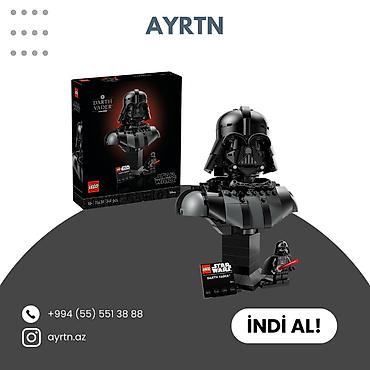 kaktus oyuncaq: LEGO Star Wars – Darth Vader Büstü (Set 75349) - Detallı kolleksiya — 1