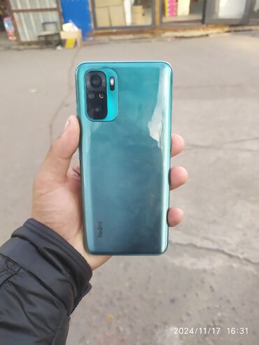 Xiaomi: Xiaomi, Redmi Note 10, Скидка 10%, Б/у, 64 ГБ, цвет - Синий, 2 SIM