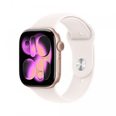 Башка акылдуу сааттар: Оригинал Apple Watch Series 11 GPS, 42 мм, "розовое золото" — 1