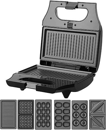 №: 2115 Məhsulun adı: Vafli və sendviç cihazı DSP KC-1238 6-in-1 800 W