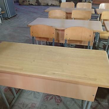 Ofis mebeli: Məktəb/Ofis mebelləri dəsti - Material: laminat/LDSP ağac teksturalı — 5