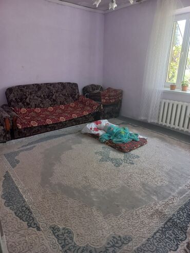 квартира бишкек 1: 2 бөлмө, 53 кв. м, 105-серия, 2 кабат, Эски ремонт