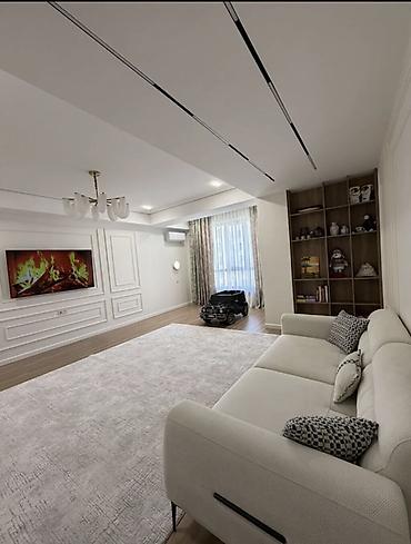 flat osh: 2 комнаты, 100 м², Ала-Арча ТРЦ Элитка, 11 этаж, Дизайнерский ремонт — 9