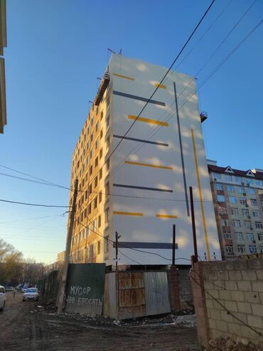 квартира в районе ошский рынок: 1 комната, 35 м², Элитка, 8 этаж, ПСО (под самоотделку)